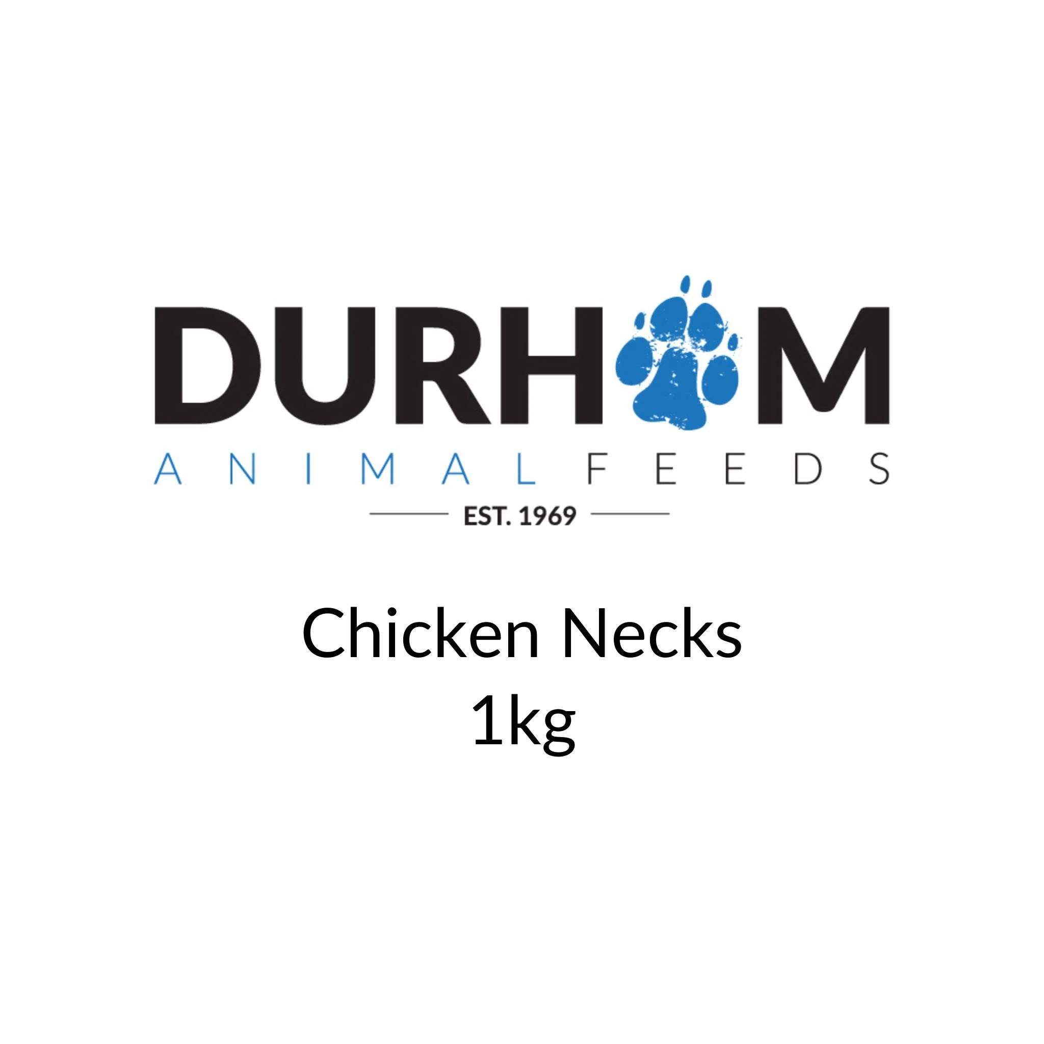 Durham Animal Feeds Frozen Chicken Necks (1kg)
