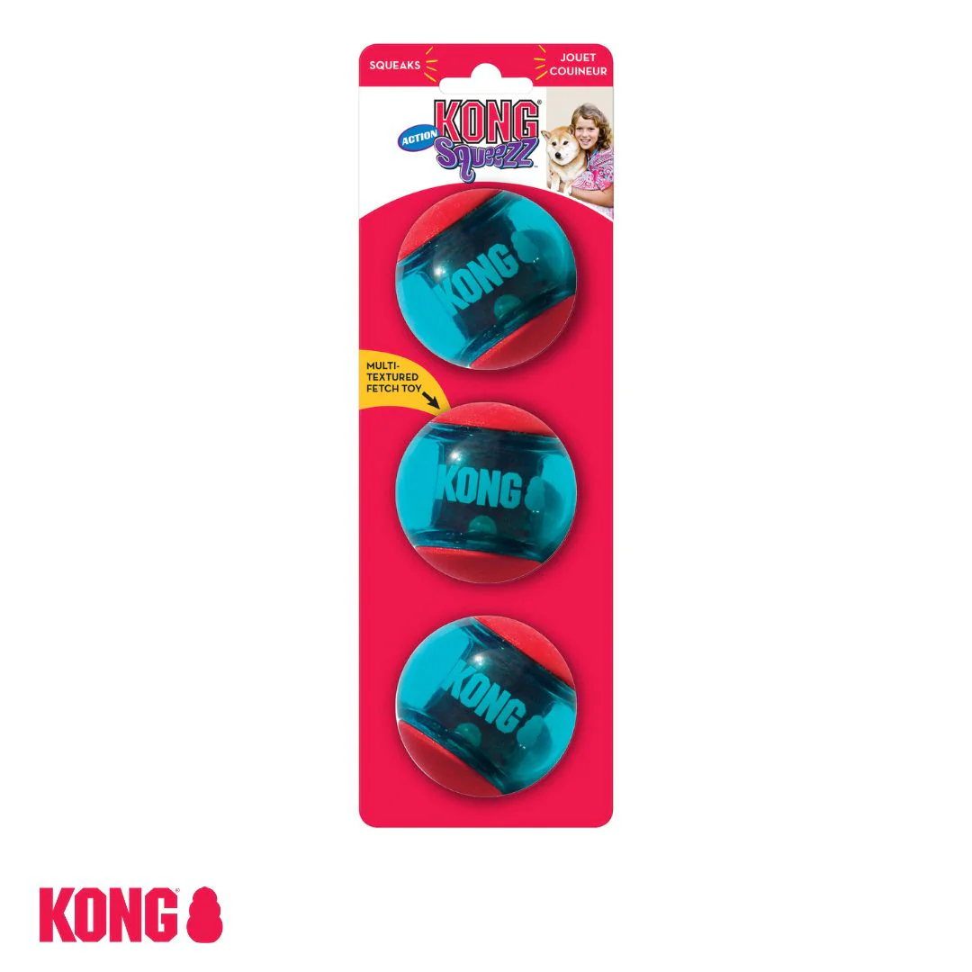 KONG Squeezz Action Ball - Image 3