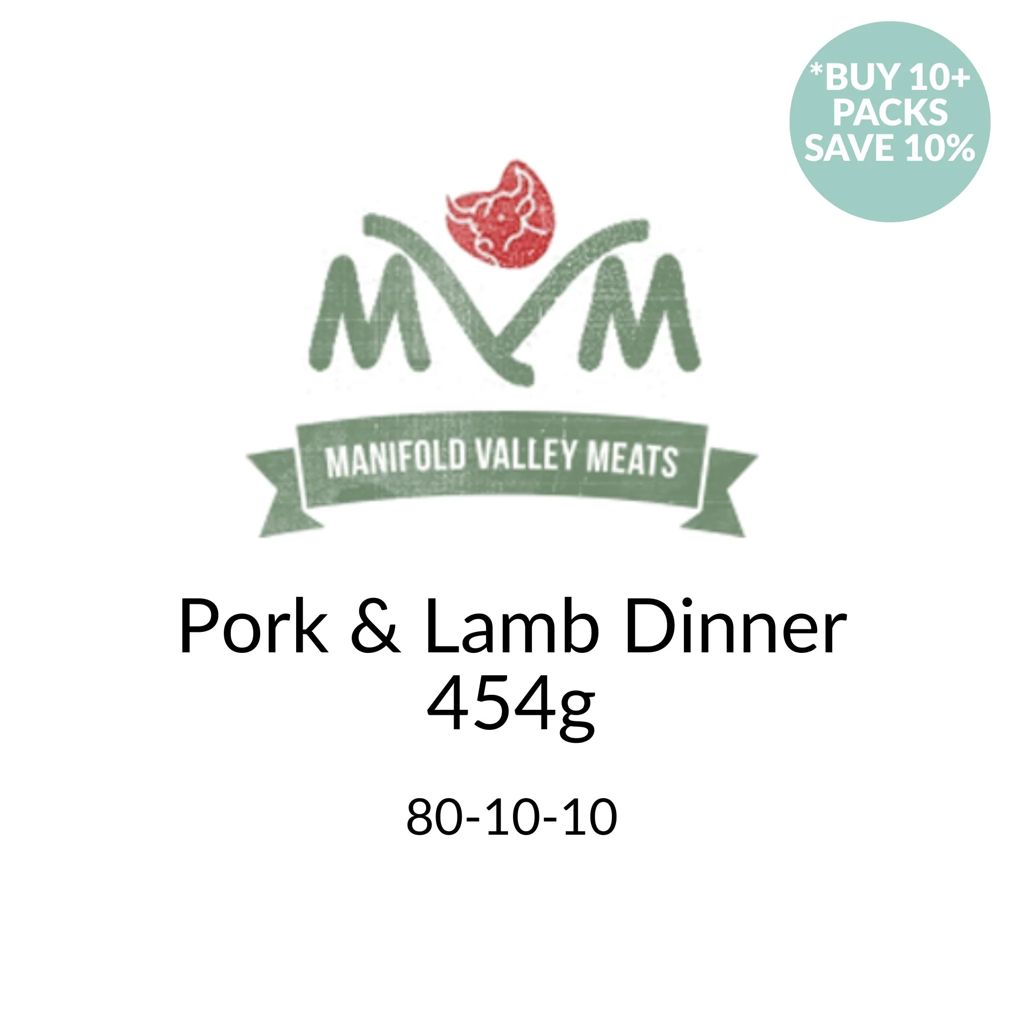 Manifold Valley Meats Pork & Lamb Dinner